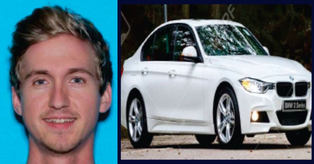 Aaron Pennington and the car he was last seen driving