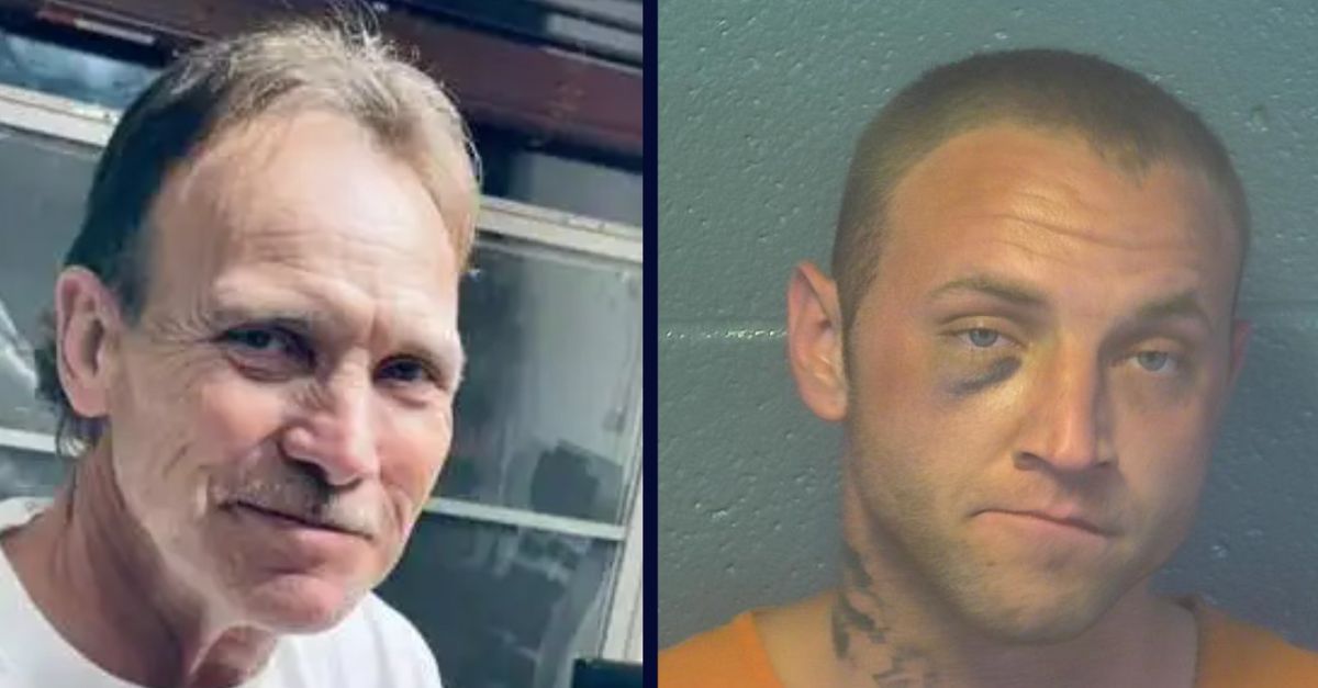 Chuck Dean White III, right, is accused of killing Terry Len Hause, left. (Photos from Oklahoma Bureau of Investigation)
