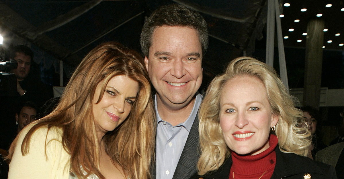 Kirstie Alley, Sam Haskell and Mary Haskell