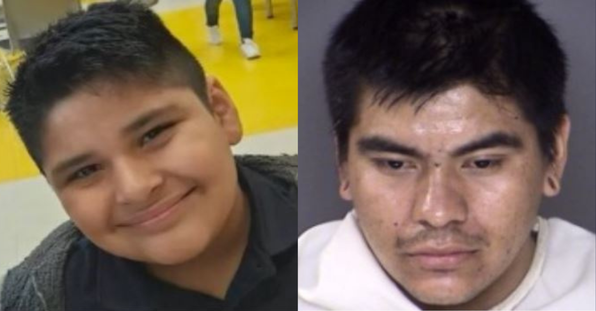 Police are looking for Ian Aguilar, 10, and his murder-suspect father, Juan Aguilar-Cano, after the child's sister found the mother, Zuleika Lopez, dead at home. (Images: National Center for Missing and Exploited Children)