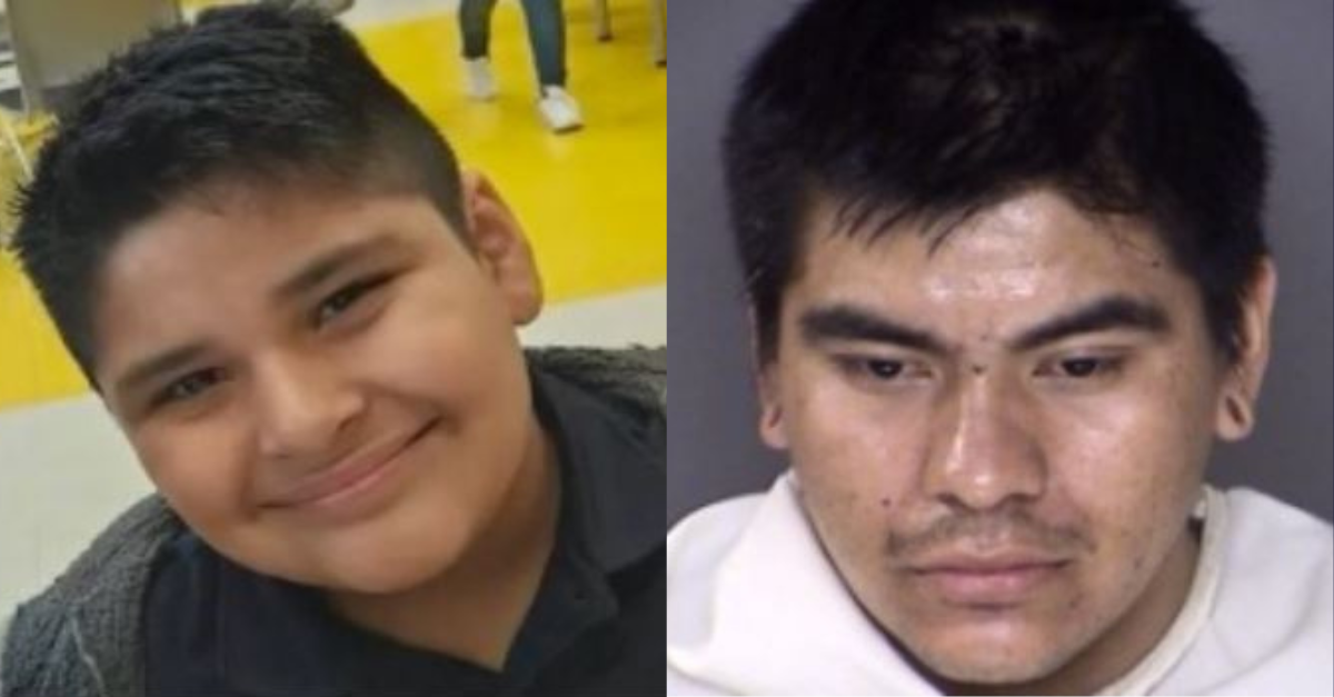 Police are looking for Ian Aguilar, 10, and his murder-suspect father, Juan Aguilar-Cano, after the child