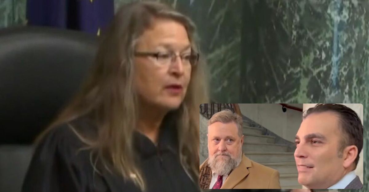 Special Judge Fran C. Gull (Law&Crime:YouTube screenshot), Andrew Baldwin and Brad Rozzi (WTHR:YouTube screenshot)