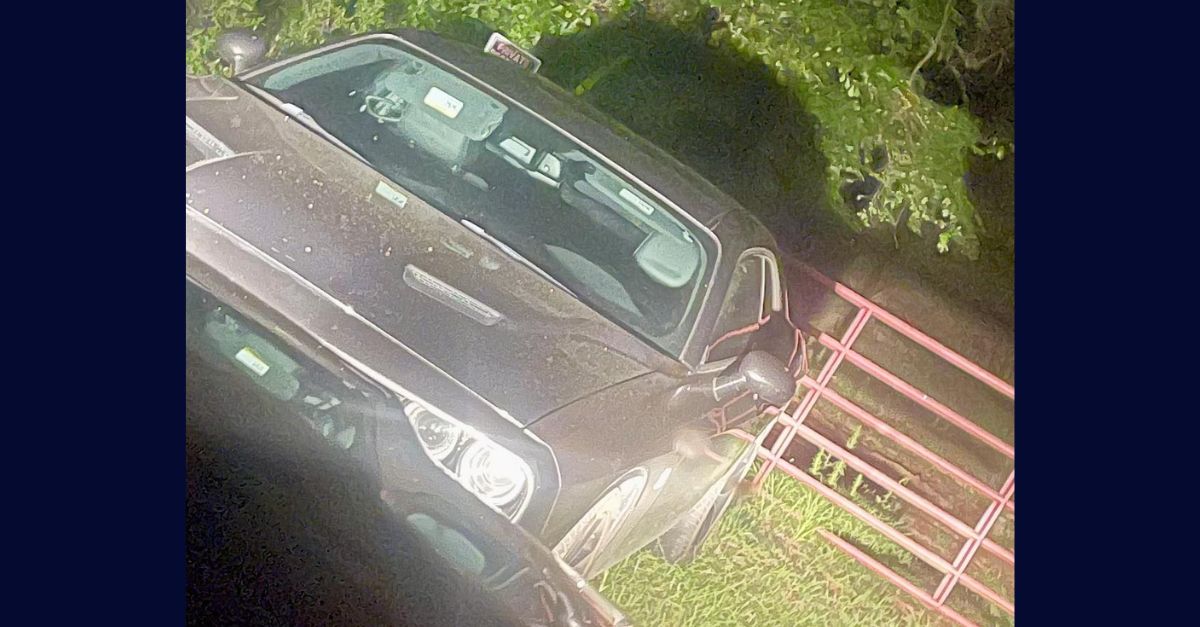 An image of a car allegedly used by masked men who tortured a North Carolina family in June 2024