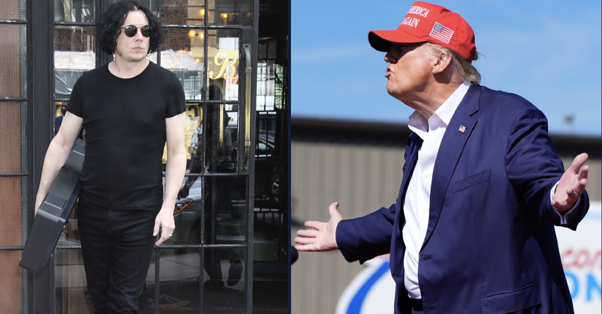 Jack White et les White Stripes poursuivent Donald Trump en justice.