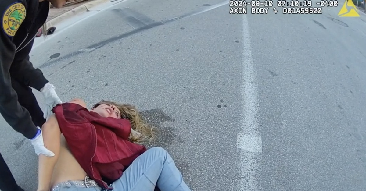 Bodycam shows 'pink cocaine' crash suspect Maecee Lathers