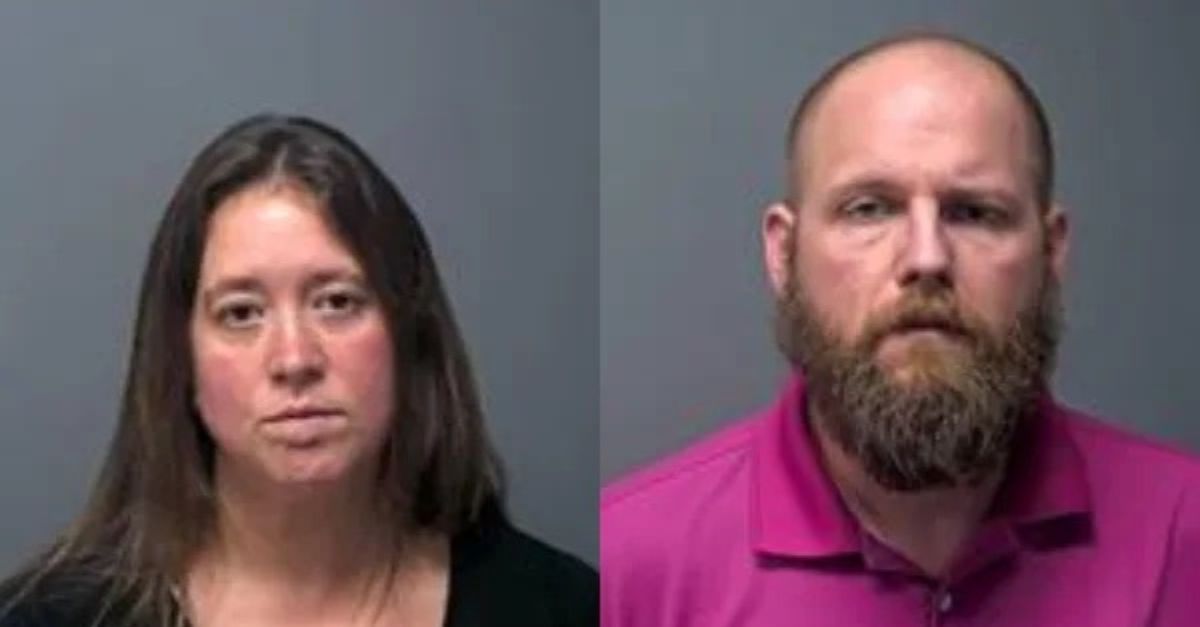 Left to right: Jaclyn Machelle Barnett and Daniel Alan Wright (Baxter County Jail).