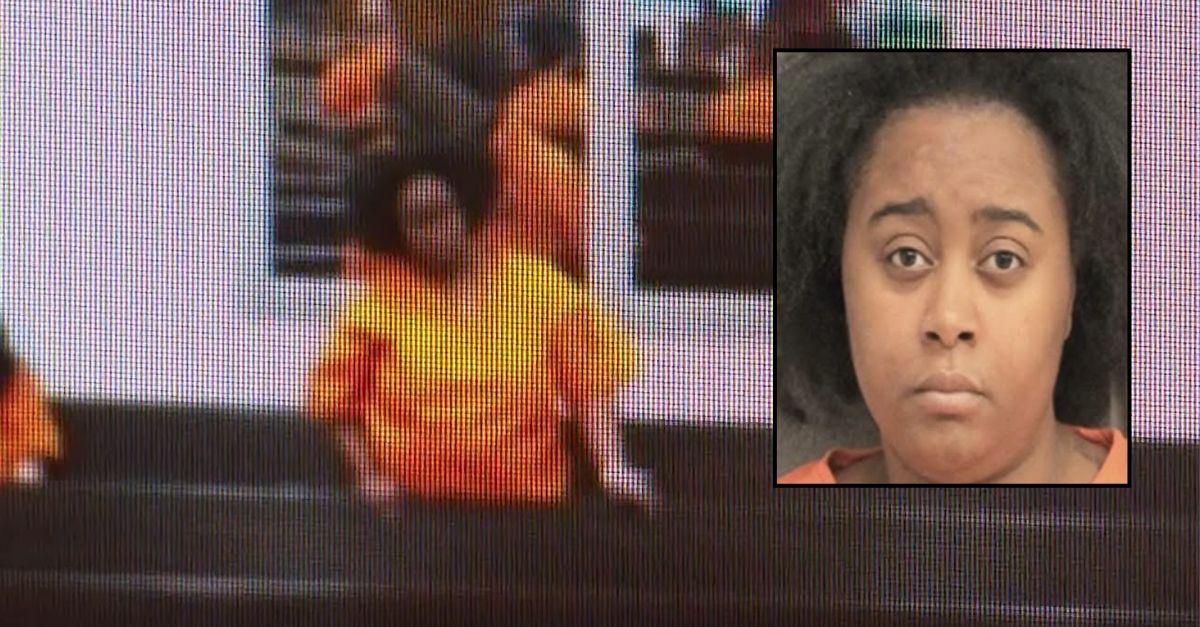 Tameria Barnett appears in court after charges of child abuse