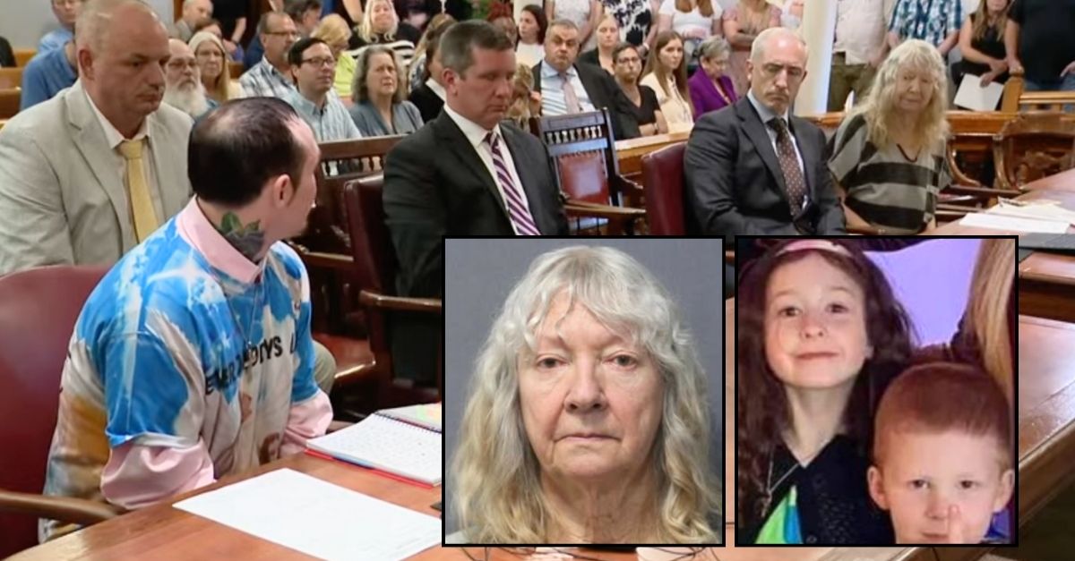  Brian Phillips addressing Marshella Chidester astatine  her sentencing connected  Thursday, May 15, 2025, successful  Monroe County, Ore. (WJBK/YouTube).