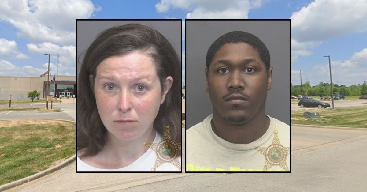 Insets: Lindsey Davis and MacQuell Davis (Vanderburgh County Sheriff