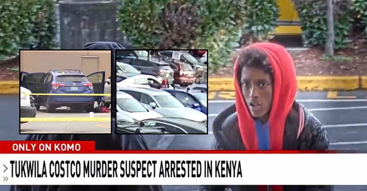 Background: Surveillance footage allegedly shows Salman Haji inside a Washington state Costco before the shooting death of 67-year-old Yuam Ming (KOMO/U.S. Attorney