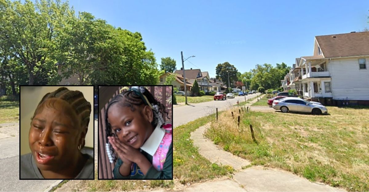Left inset: Antavia Kennibrew (WOIO/YouTube). Right inset: Antavia Kennibrew