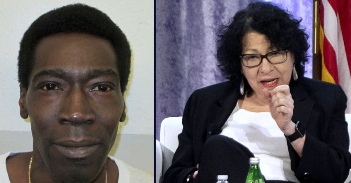 Left to right: Anthony Boyd and Sonia Sotomayor.