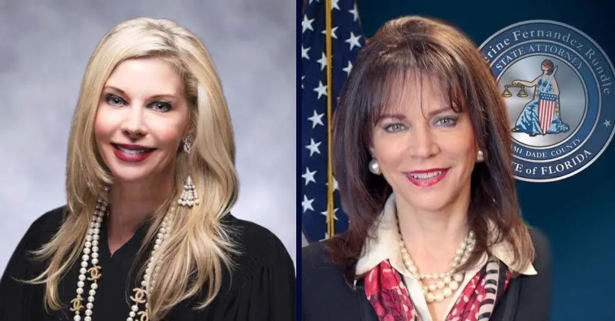 Third District Court of Appeal Judge Bronwyn Miller and Miami-Dade State Attorney Katherine Fernandez Rundle
