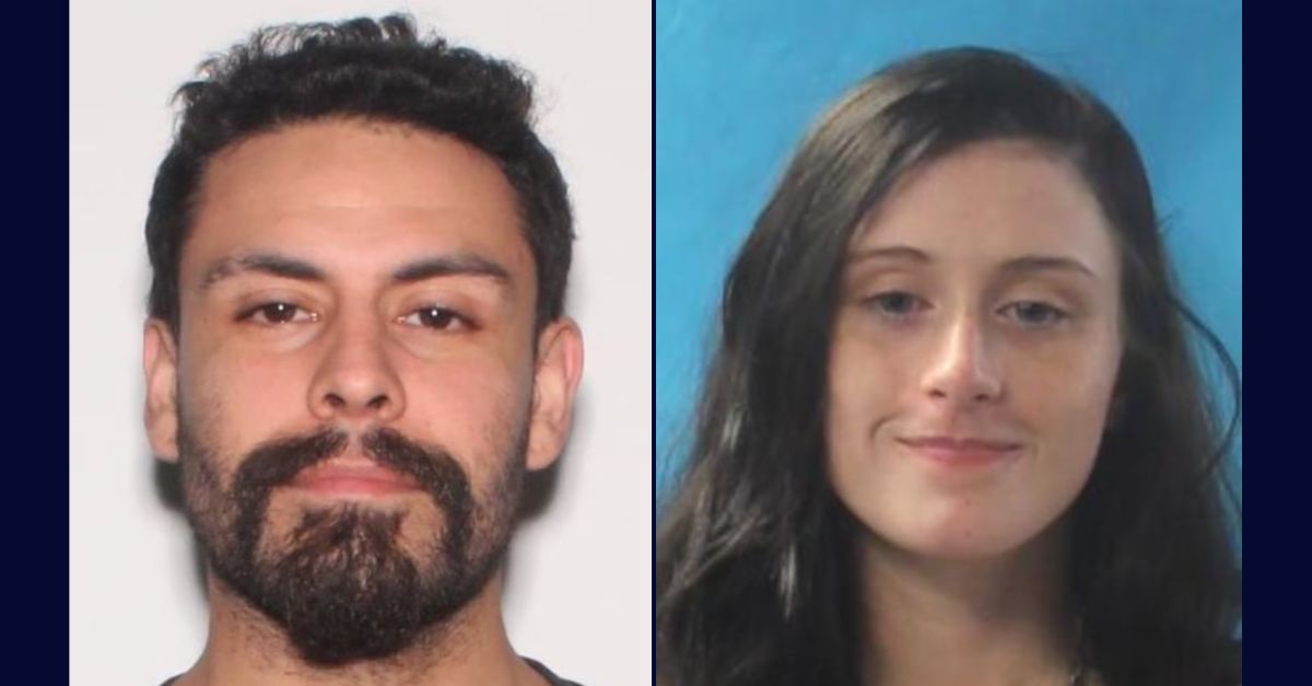 Left to right: Cordero T. Cervantes and McKayla C. Archambeau appear in booking photos.