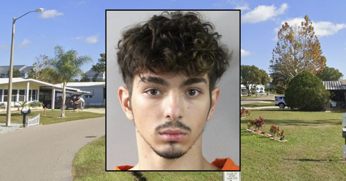 Background: The Polo Park community in Davenport, Fla. (Google Maps). Inset: Julian Trevino (Polk County Sheriff's Office).