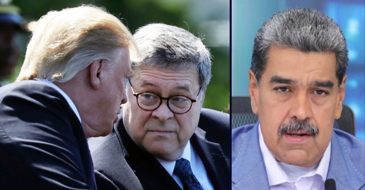 Donald Trump, Bill Barr, Nicolas Maduro