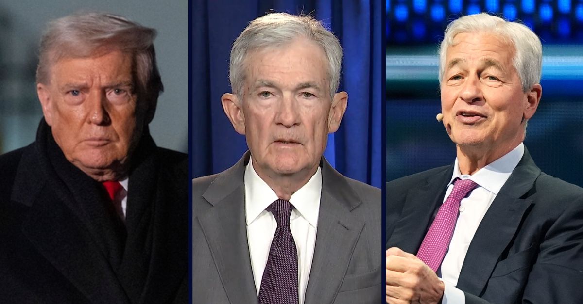 Donald Trump, Jerome Powell, Jamie Dimon
