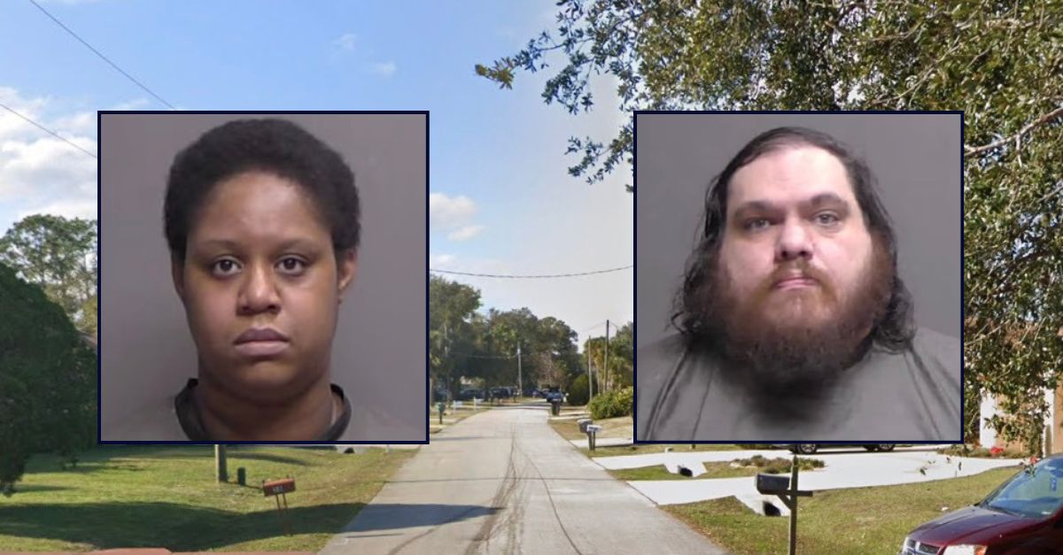 Inset, left to right: Tashaye Brown and Nikolas Cummings (Flagler County Sheriff