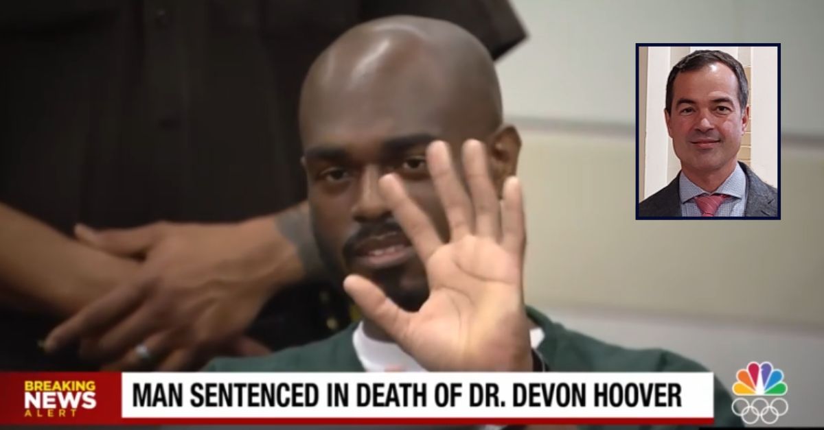 Desmond Burks and Dr. Devon Hoover