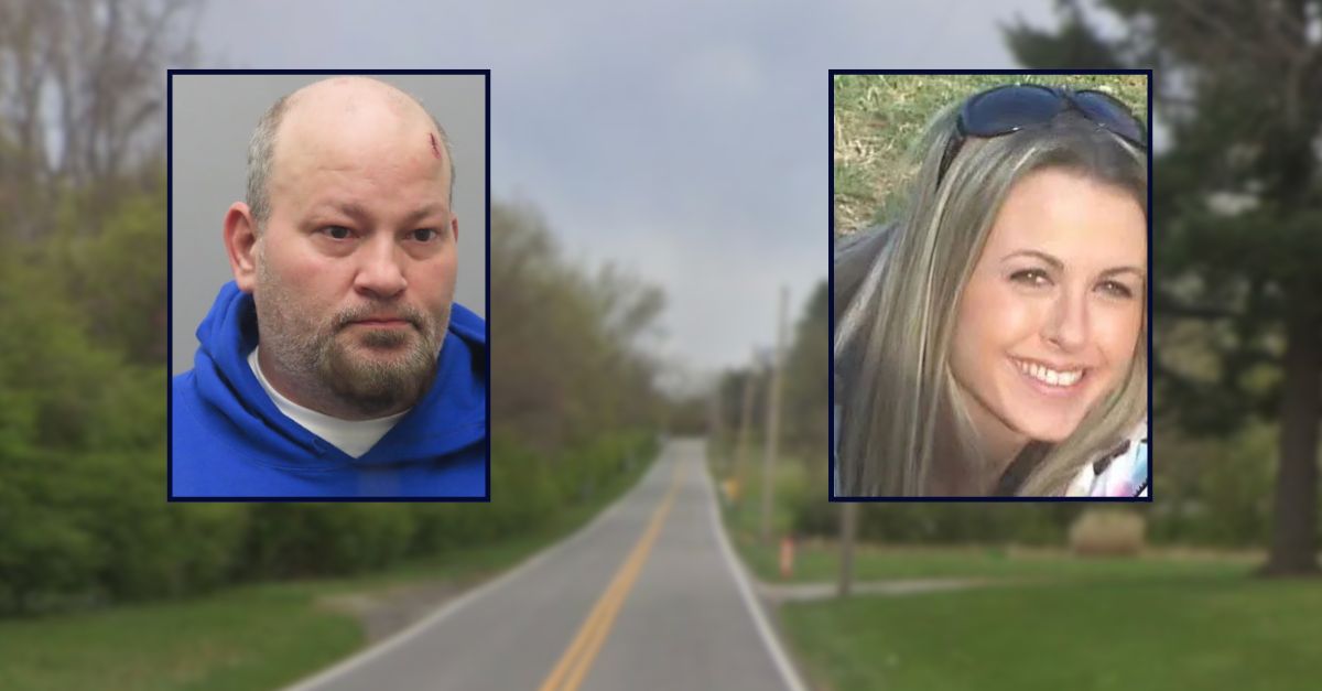 Anthony Schanuth, inset on the left; Heather Siorek, inset on the right; against an image of a road in Missouri.