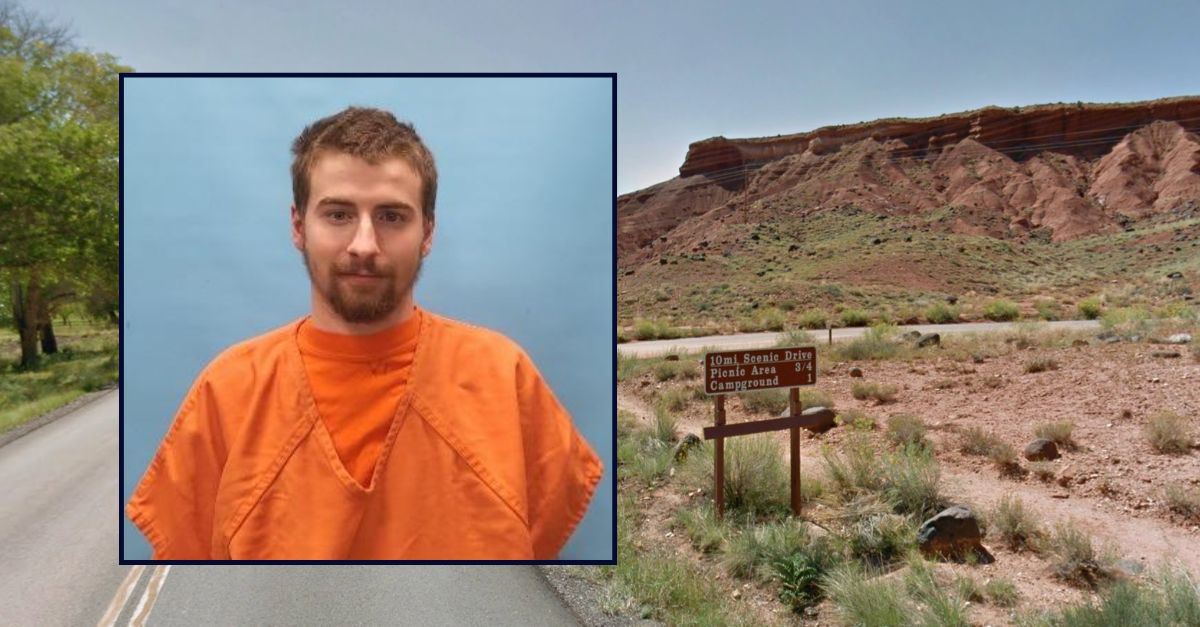 Ivan Miller appears inset against an representation  of Capitol Reef National Park successful  Utah.