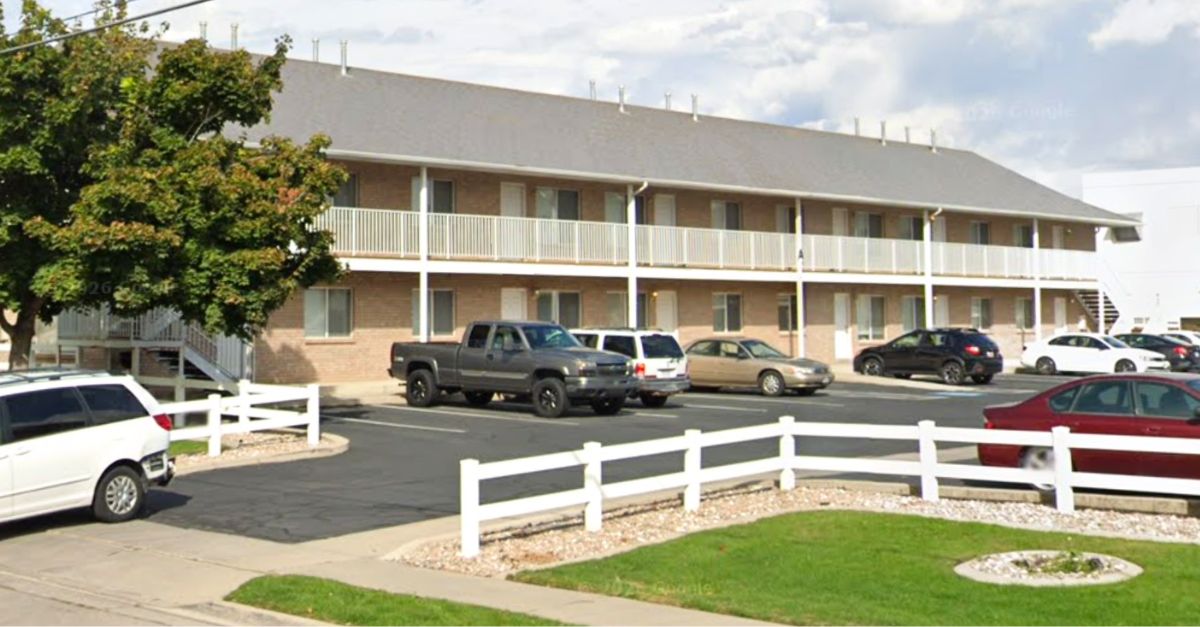 The Utah apartment complex where Brennan Dalton, 34, allegedly murdered his wife for being disrespectful and calling him a failure for being unemployed (Google Maps).