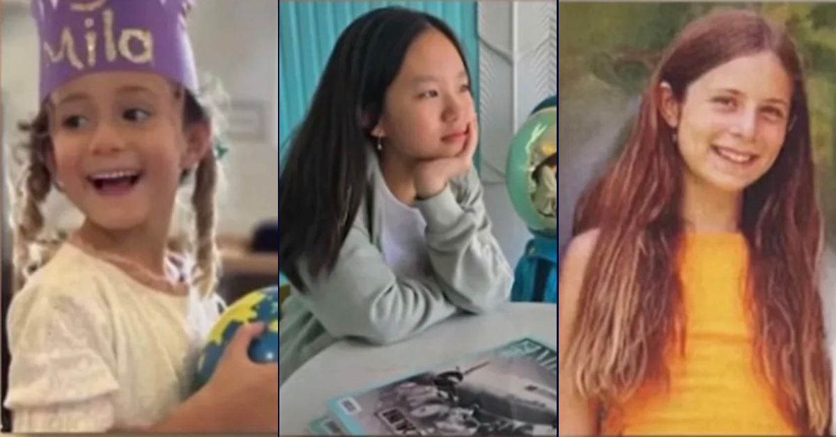 Left to right: Mila Yankelevich, Erin Victoria Ko, Ari Buchman (Family photos/WPLG).