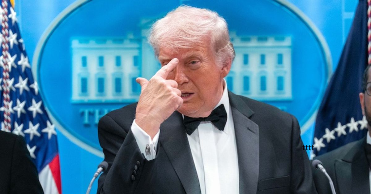 President Donald Trump gestures arsenic  helium  speaks successful  the James Brady Press Briefing Room astatine  the White House aft  a shooting incidental  extracurricular  the ballroom astatine  at the yearly  White House Correspondents' Association meal  successful  Washington, Saturday, April 25, 2026 (AP Photo/Jose Luis Magana).