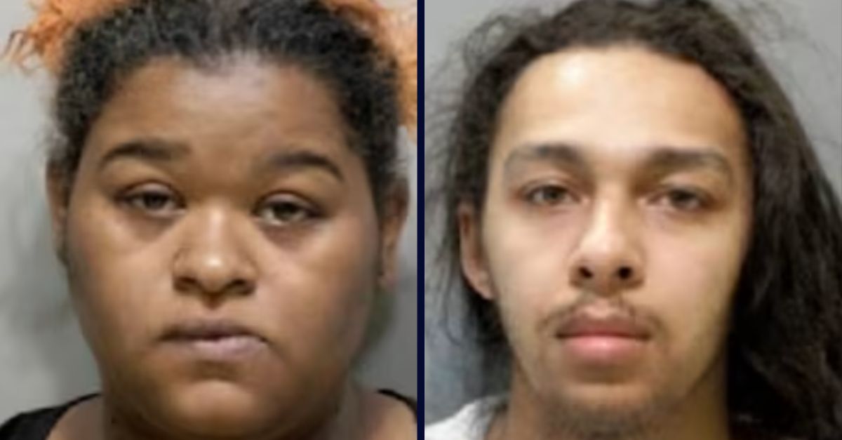 Left: Brianna Simmons. Right: Michael Yharbrough (Detroit Police Department).