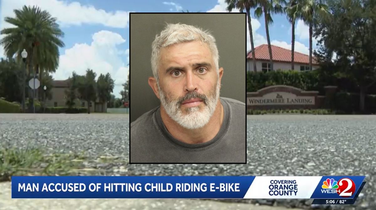 Man accused of hitting child on e-bike