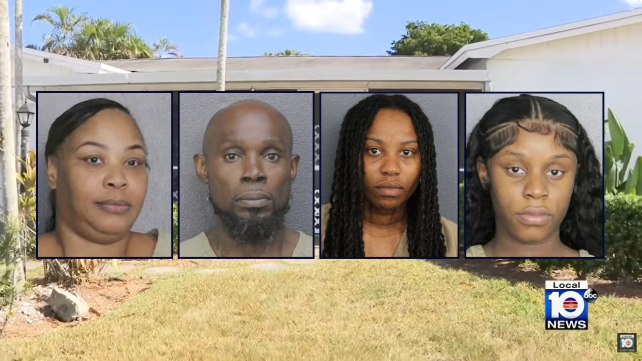Latricia Crawley, Benjamin Lockett Denaria Graham and Shankyria Clayton,