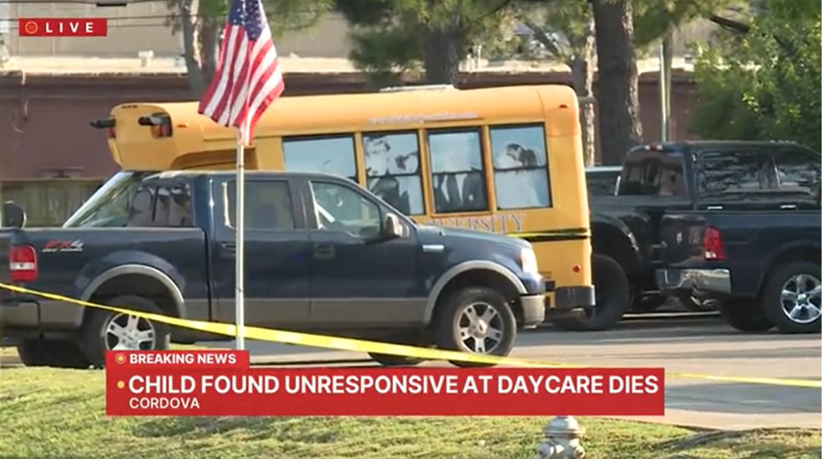 Child dies on hot bus